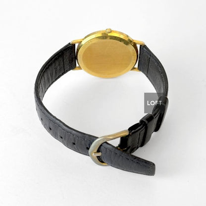 Omega Vintage 196.0295 Quartz Yellow Gold 34 mm