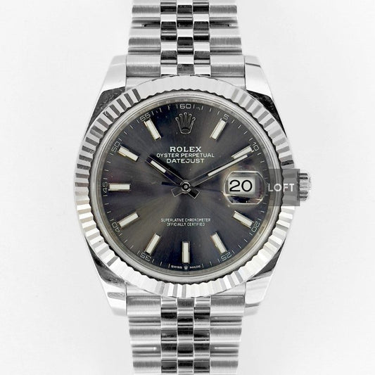 Rolex Datejust 41 Oystersteel/White Gold Jubilee Slate Dial