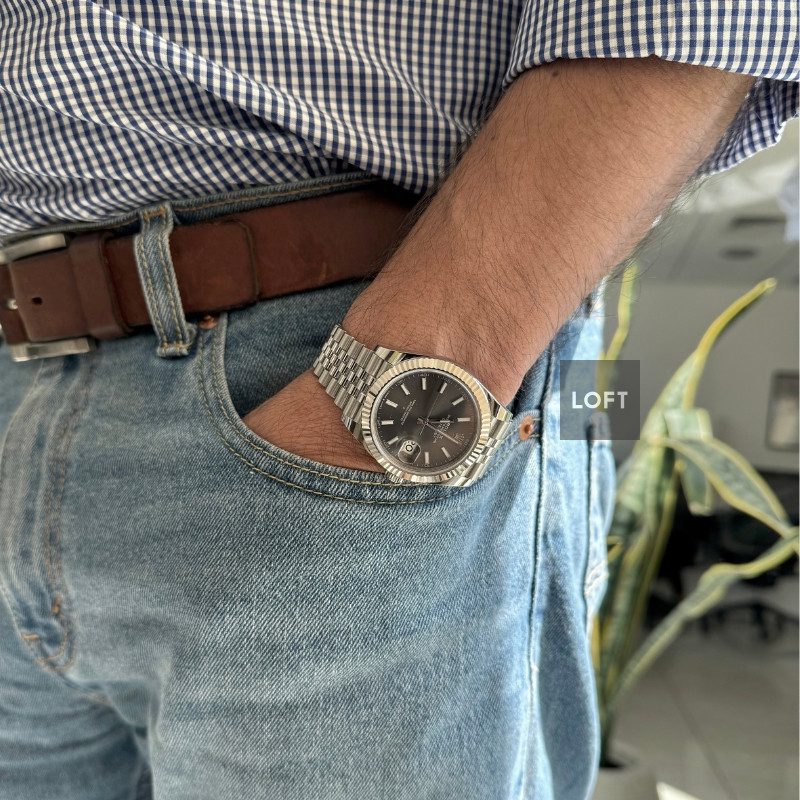 Rolex Datejust 41 Oystersteel/White Gold Jubilee Slate Dial
