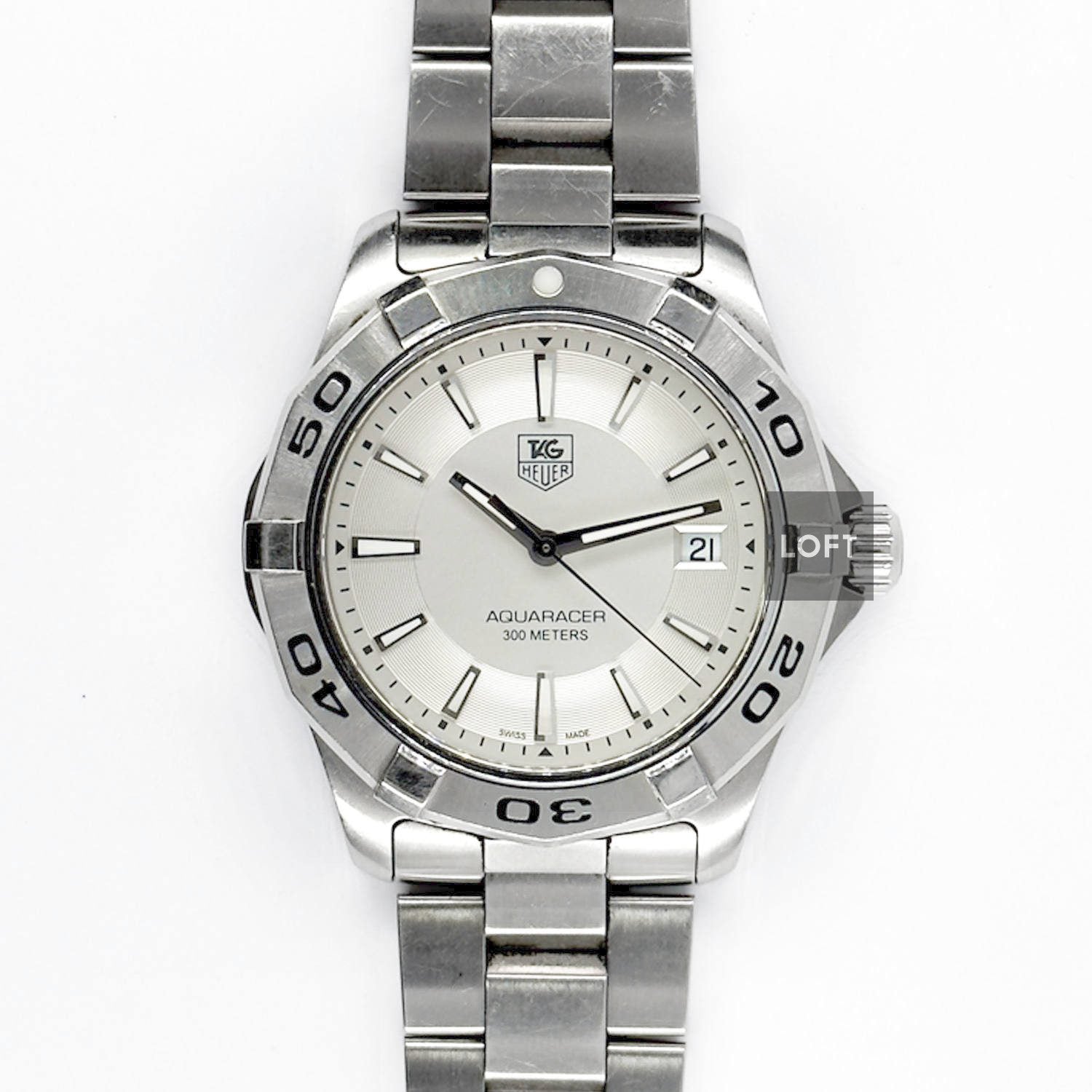 TAG Heuer Aquaracer 300M Quartz Silver Dial 39mm – LOFT