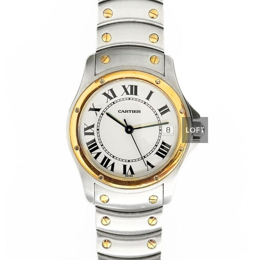 Cartier Santos Ronde 1910 Steel/Yellow Gold 33 mm