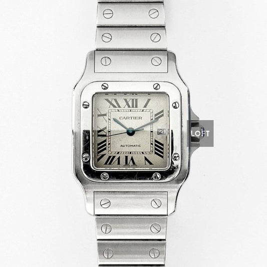 Cartier Santos Galbée Automatic Silver Dial 29 mm