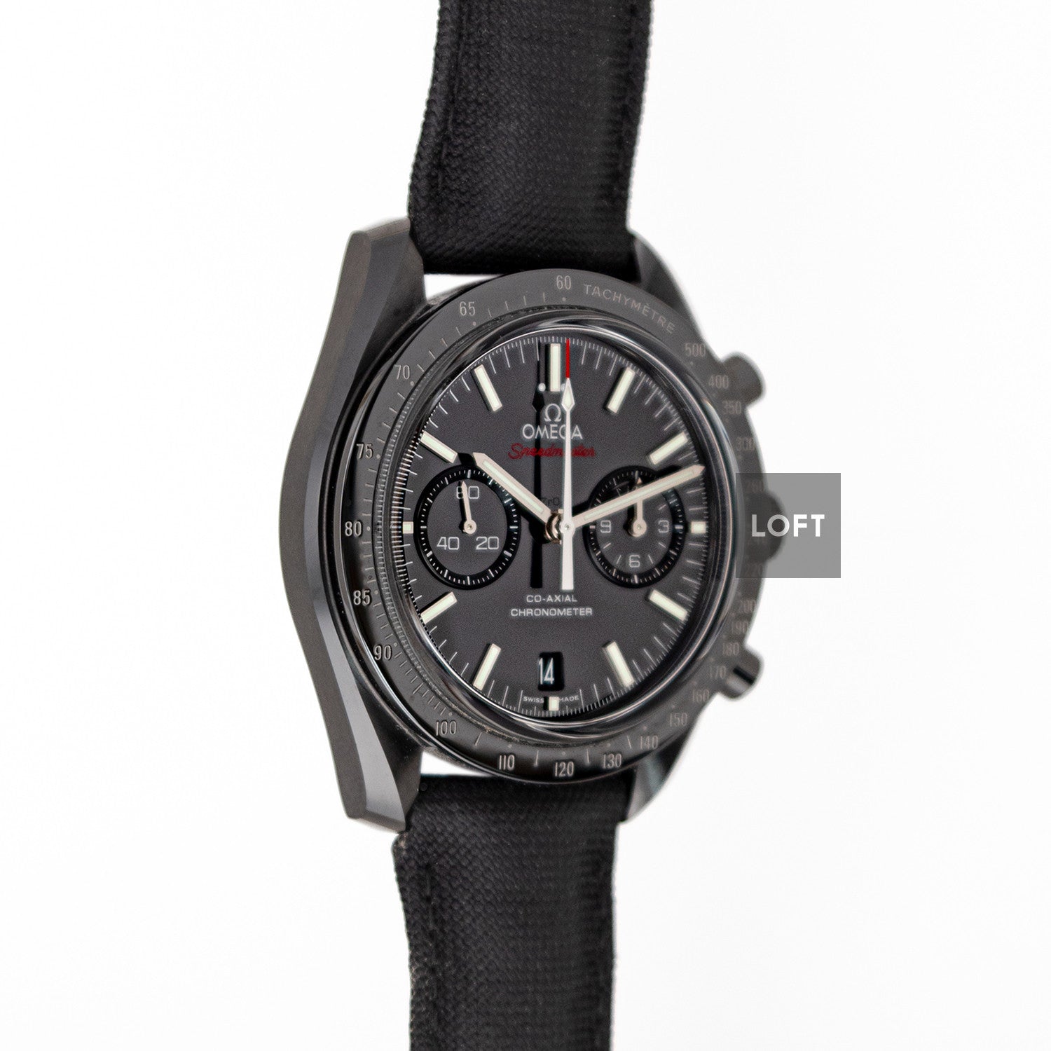 November D4 THE BLACK 19-20 150㎝ Speedmaster Dark Side Of The Moon Co‑Axial Chronometer