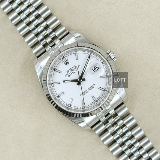Rolex Datejust 116234 Fluted Bezel Jubilee 36 mm