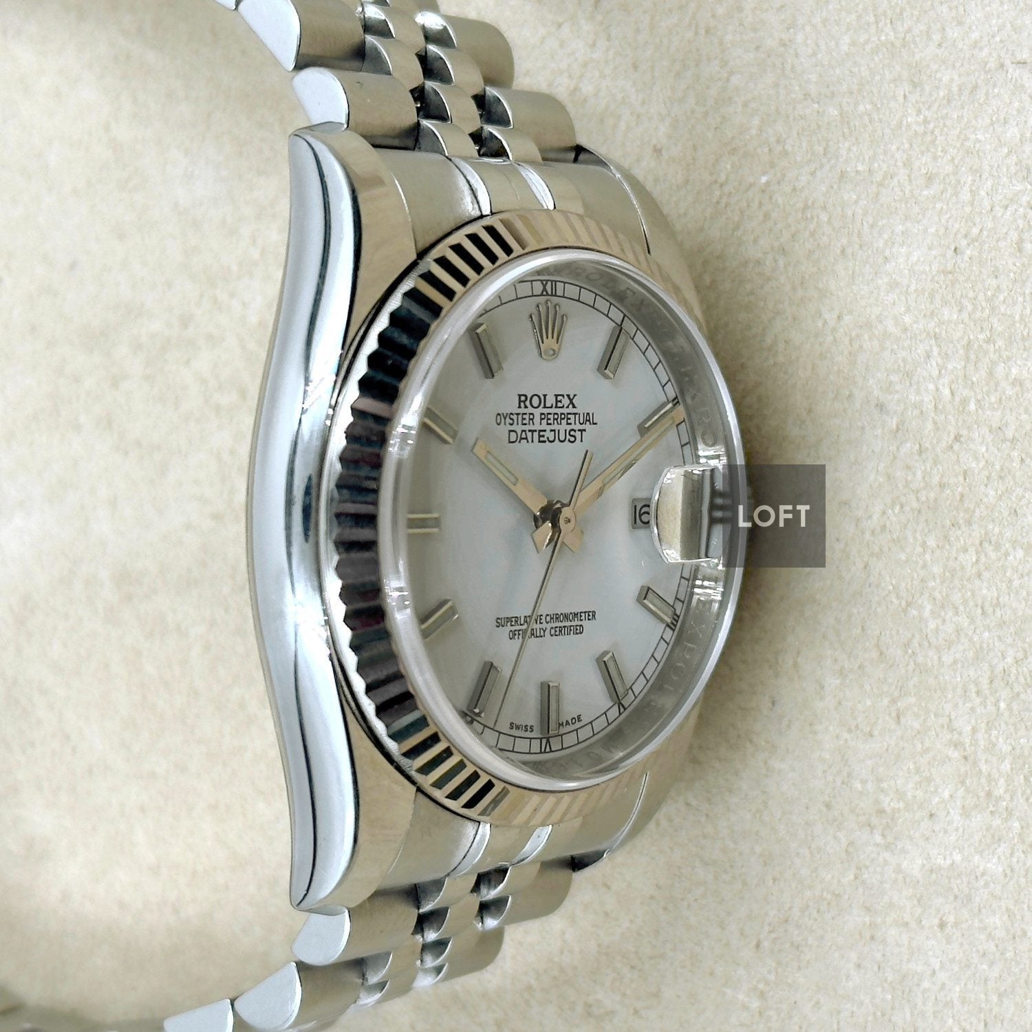 Rolex Datejust 116234 Fluted Bezel Jubilee 36 mm