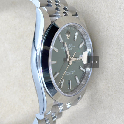 Rolex Datejust 41 Oystersteel Jubilee Mint Green Dial