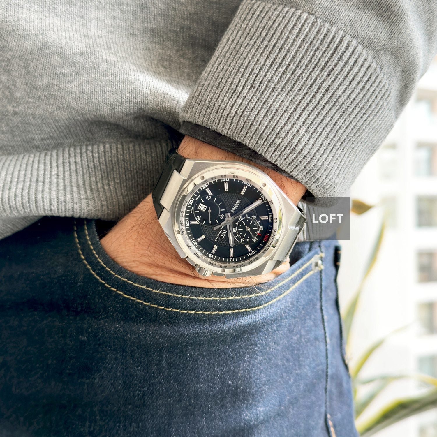 IWC Big Ingenieur Chronograph Automatic Black Dial 45,7 mm