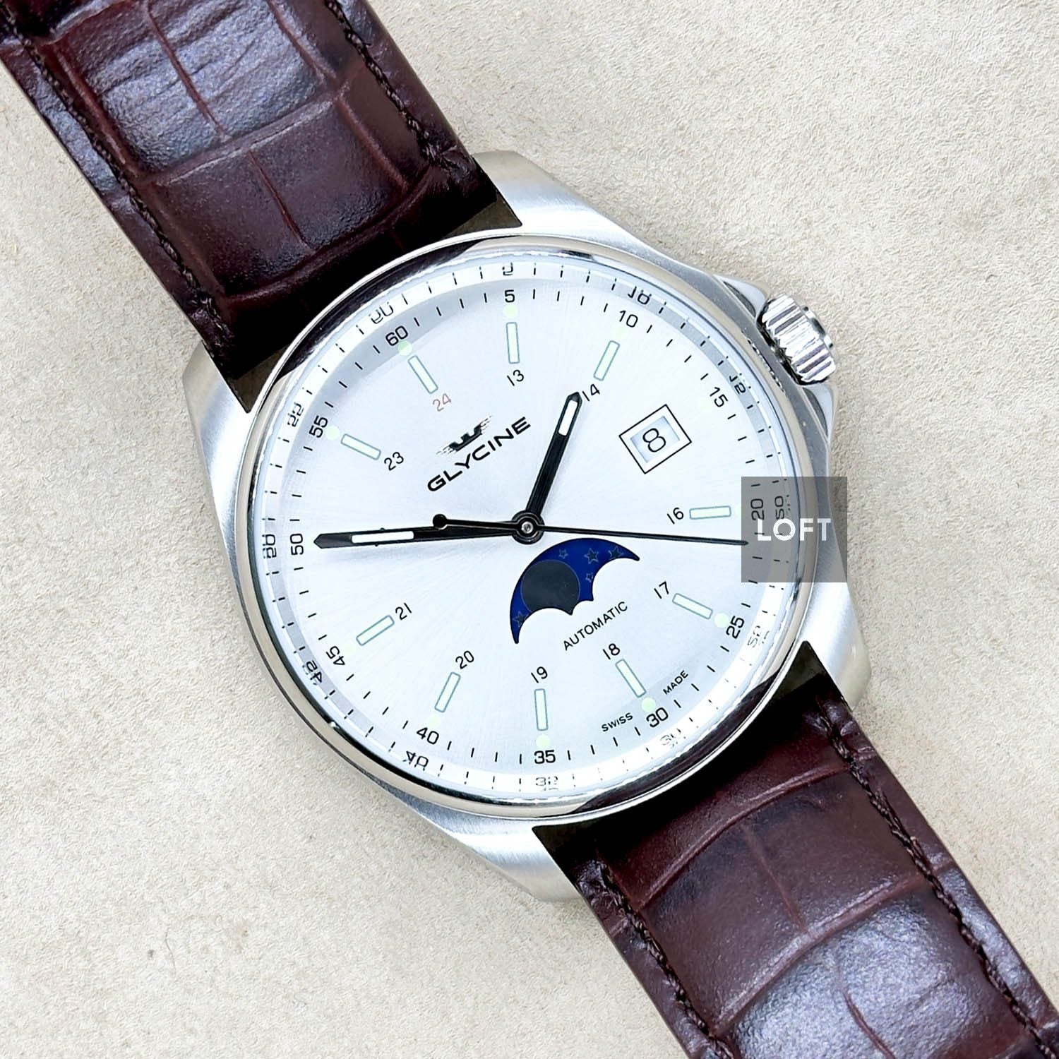 Glycine Combat Classic Moonphase Automatic 40 mm