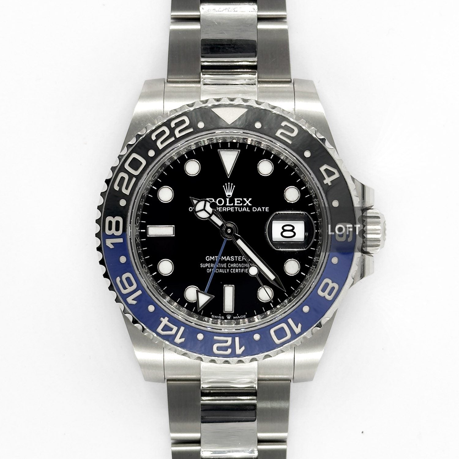Rolex GMT-Master II Batman 126710 Oyster Bracelet 40 mm