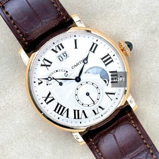 Cartier Rotonde de Cartier Large Date Retrograde Rose Gold 42 mm