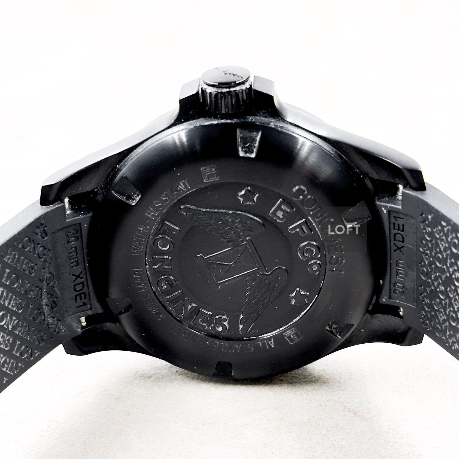 Longines Conquest V.H.P. Quartz Black Dial 41 mm