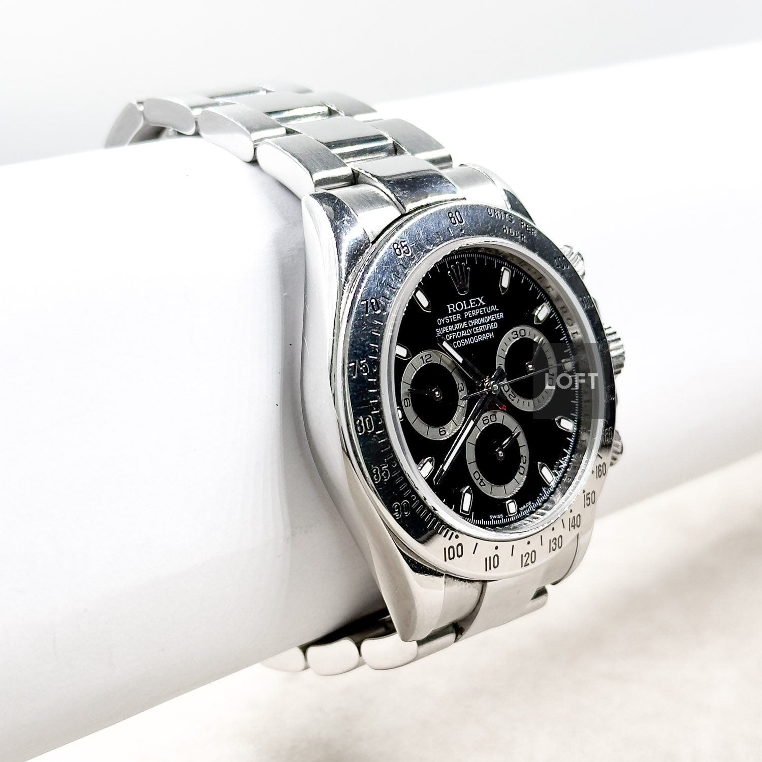 Rolex Cosmograph Daytona 116520 Automatic Chronograph Black Dial 40 mm