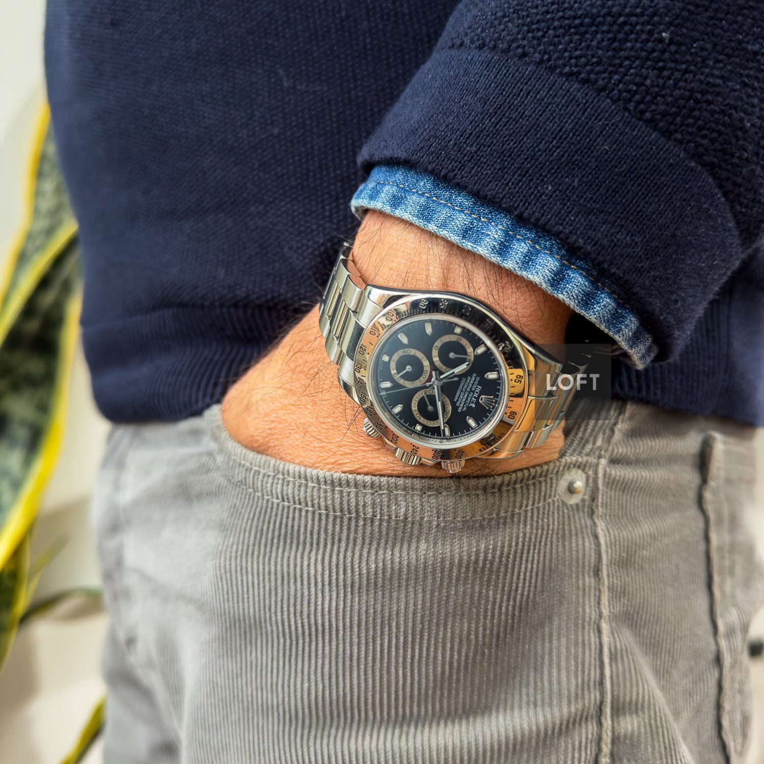 Rolex Cosmograph Daytona 116520 Automatic Chronograph Black Dial 40 mm