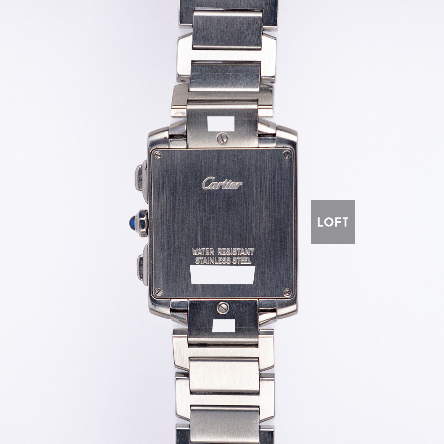 Cartier Tank Française Chronoflex White Dial Quartz 28 mm