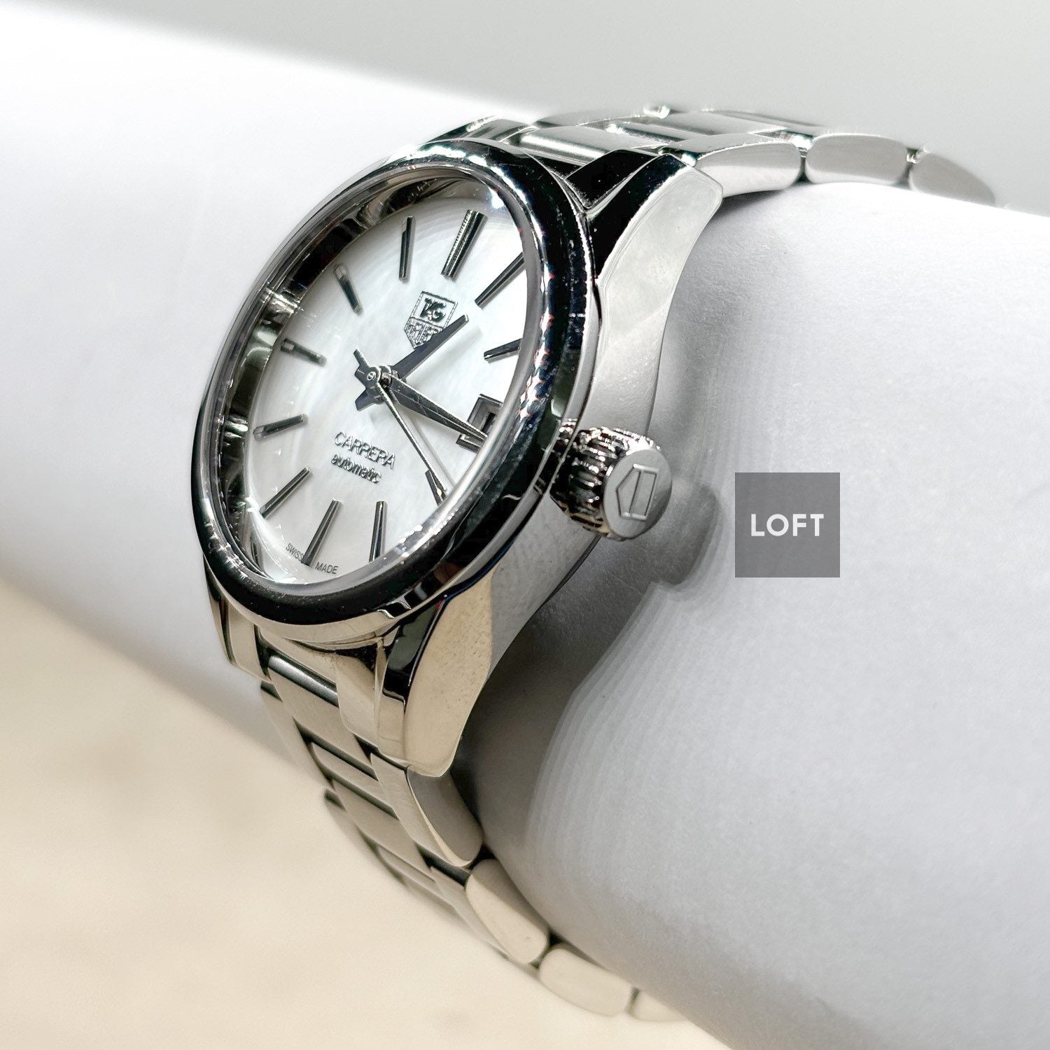TAG Heuer Carrera Calibre 9 Silver Cuarz 28 mm