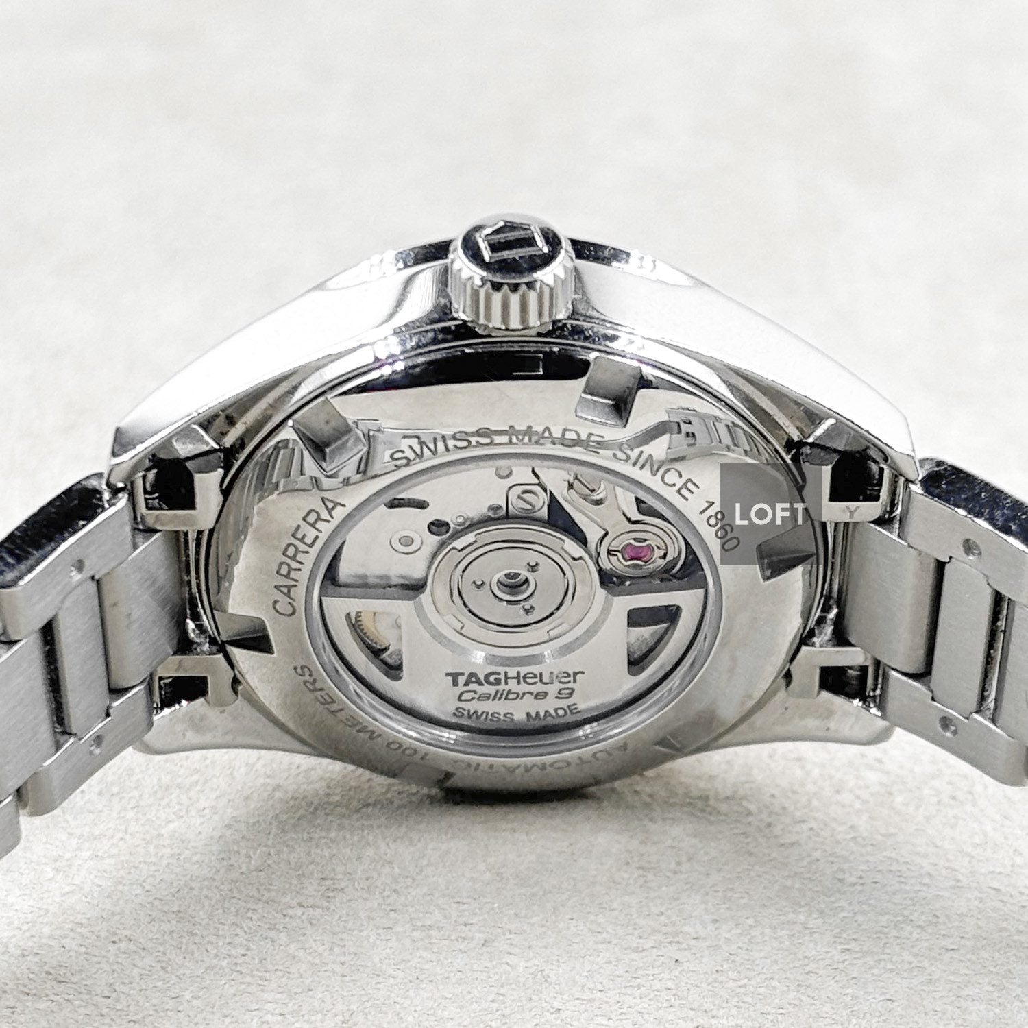 TAG Heuer Carrera Calibre 9 Silver Cuarz 28 mm