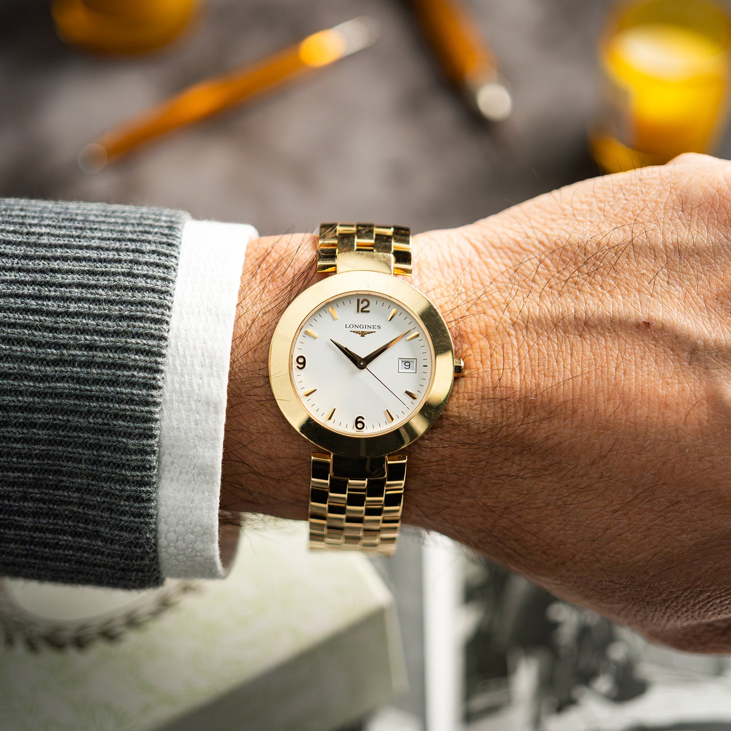 Longines DolceVita Gold Series Quartz 37 mm