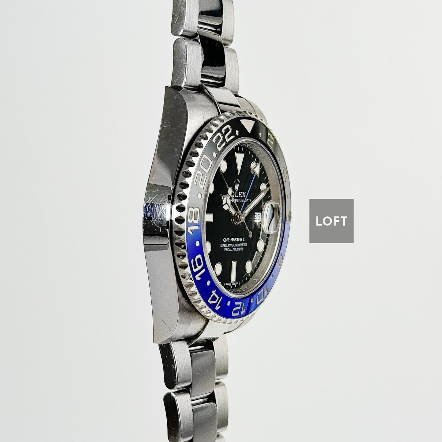 Rolex GMT-Master II 116710 Batman Oyster Bracelet 40 mm