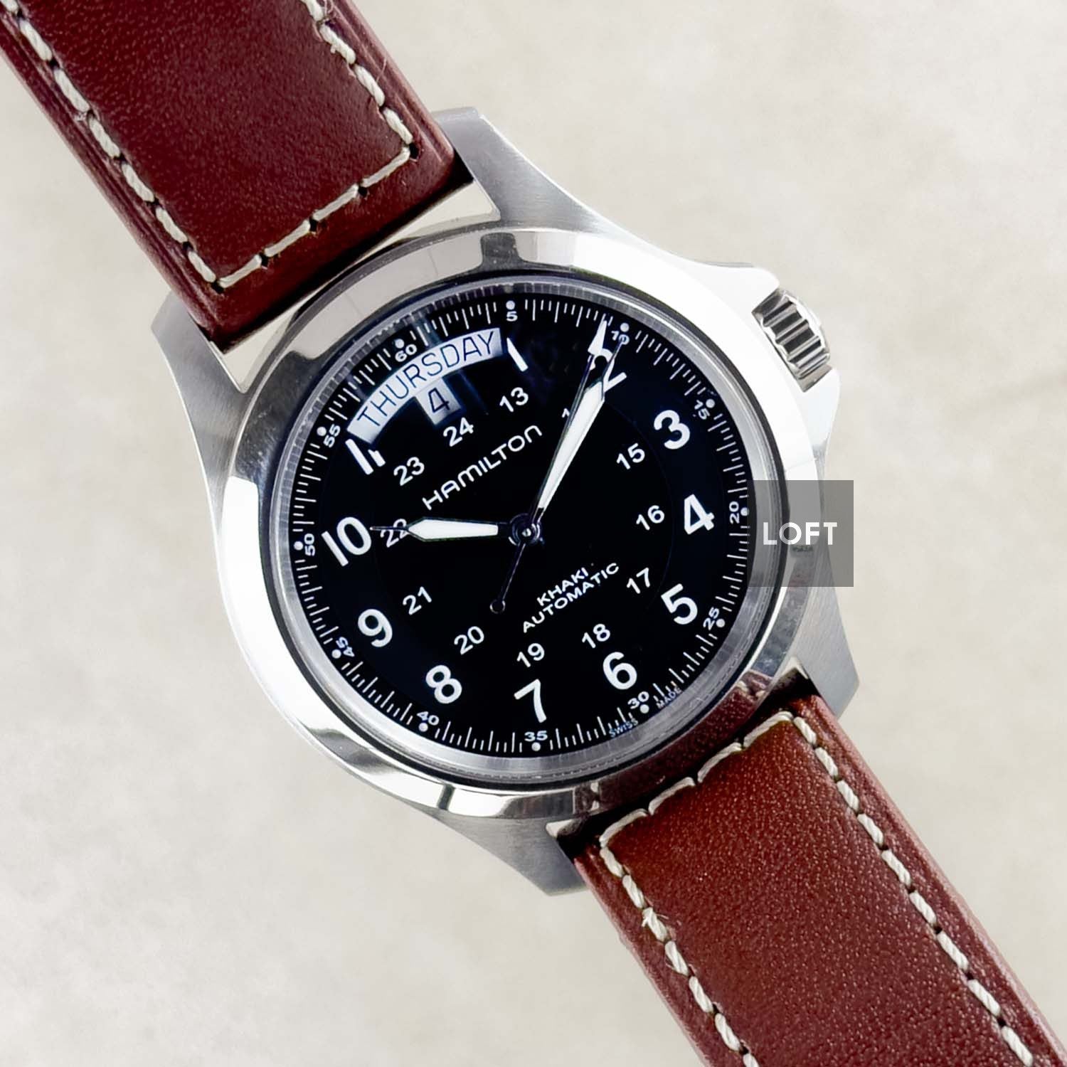 Hamilton Khaki Field King Auto Black Dial 40 mm – LOFT