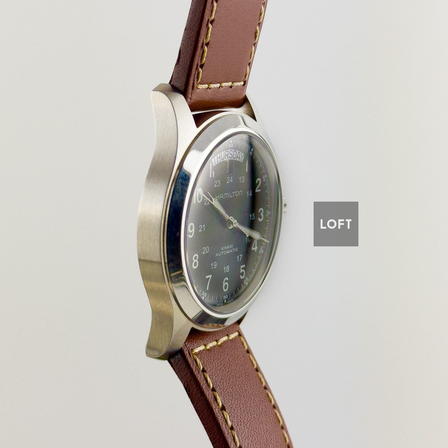 HAMILTON KHAKI FIELD メンズ 時計 レザーベルト 入荷しました。 久しぶりの革ベルト カーキフィールド メカ