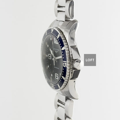 Longines HydroConquest Quartz Sunburst Blue Dial 41 mm