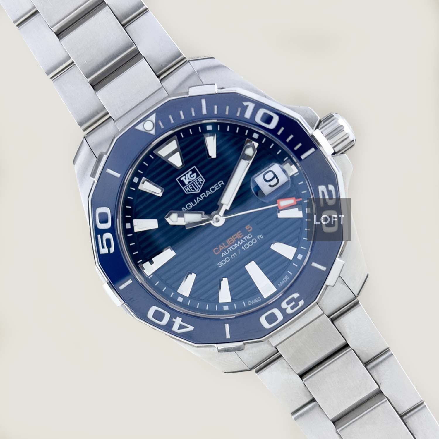 時計 TAG Heuer Aquaracer Caliber 5 TAG Heuer Aquaracer - Titanium PVD & Carbon - 41 mm | TAG