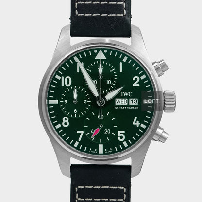 IWC Pilot's Watch Chronograph Green Dial 41 mm