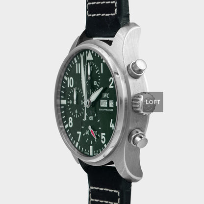 IWC Pilot's Watch Chronograph Green Dial 41 mm