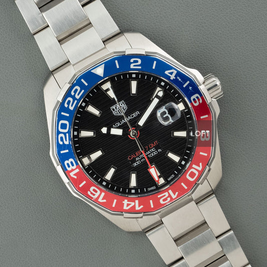 TAG Heuer Aquaracer Calibre 7 Automatic Pepsi 43 mm