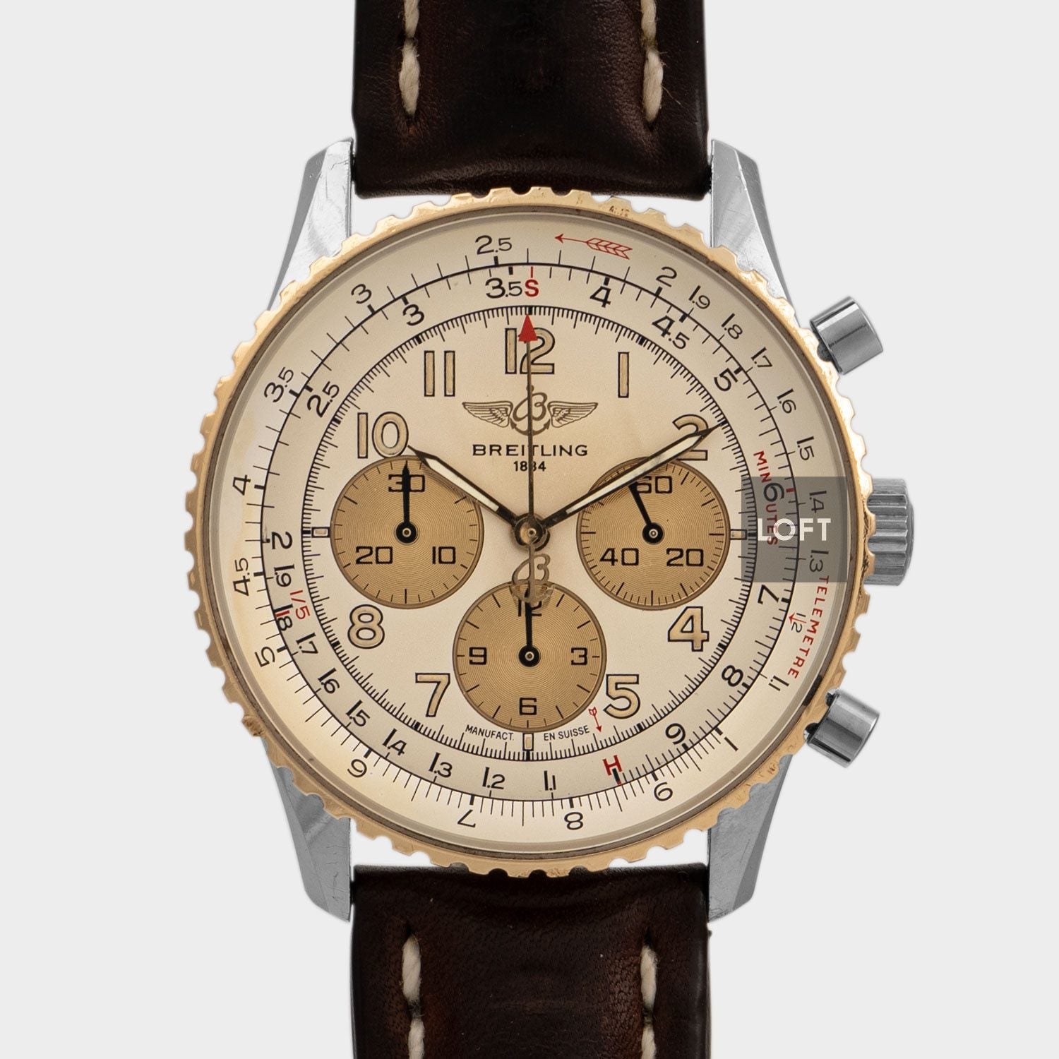 Breitling Navitimer Chronograph Automatic Steel/Gold 38 mm