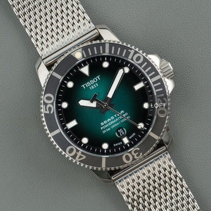 Tissot Seastar 1000 Powermatic 80 Green Dial 43 mm