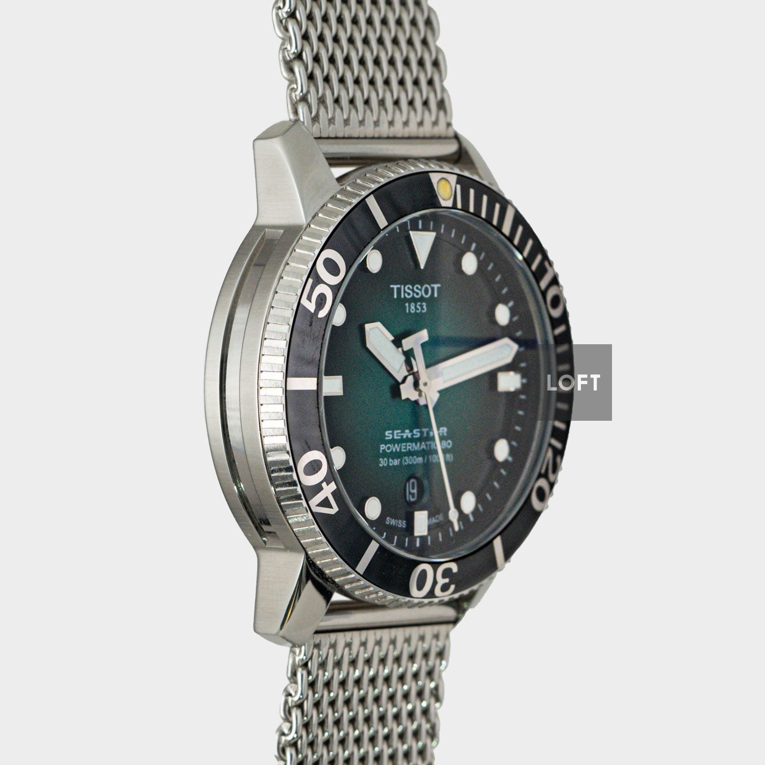 Tissot Seastar 1000 Powermatic 80 Green Dial 43 mm