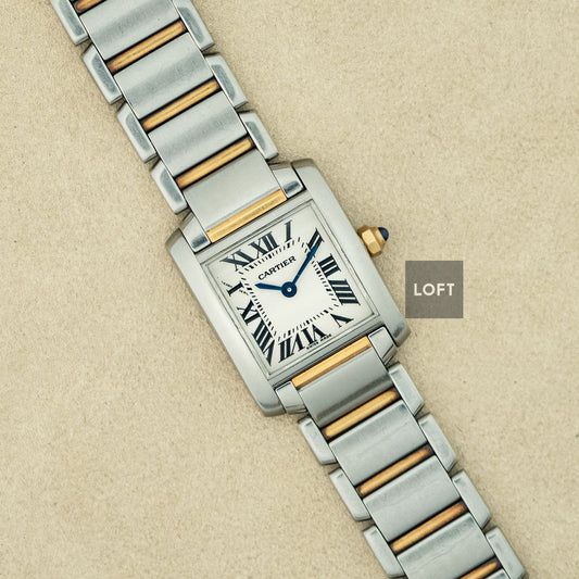 Cartier Tank Française Ladies Quartz Steel/Gold 20 mm