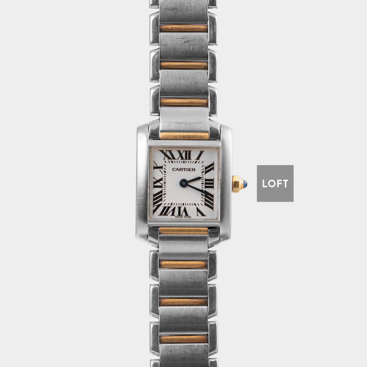 Cartier Tank Française Ladies Quartz Steel/Gold 20 mm