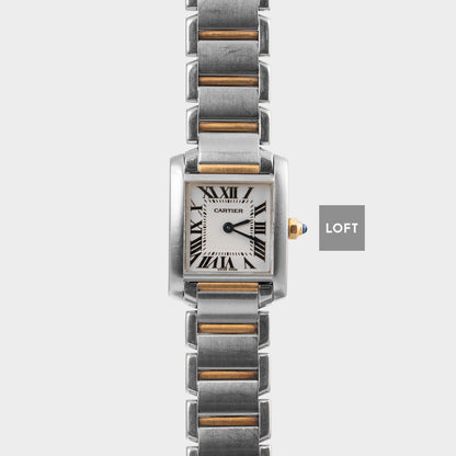 Cartier Tank Française Ladies Quartz Steel/Gold 20 mm