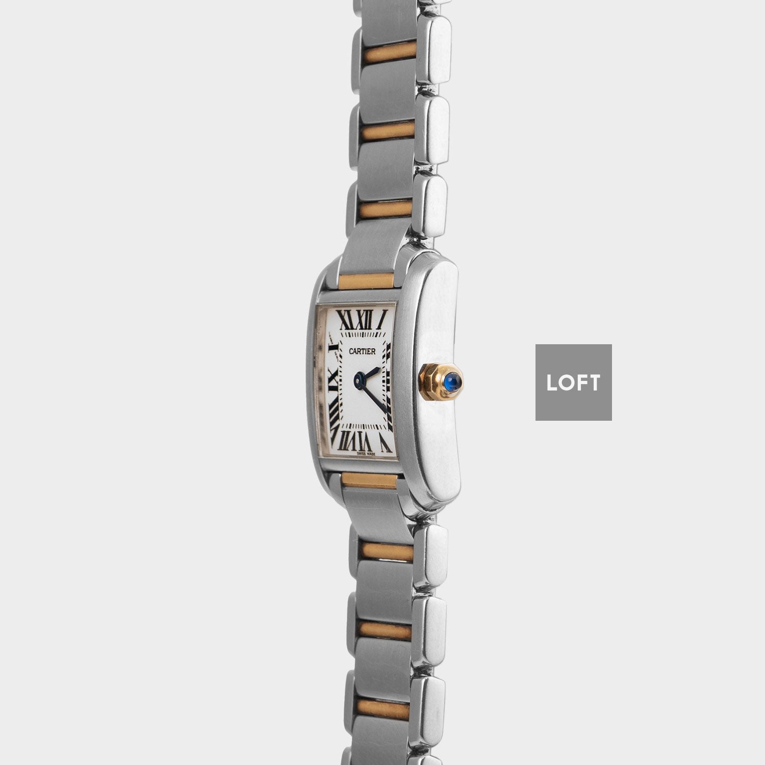 Cartier Tank Française Ladies Quartz Steel/Gold 20 mm