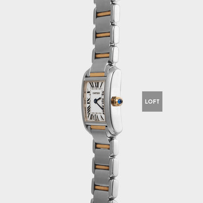 Cartier Tank Française Ladies Quartz Steel/Gold 20 mm