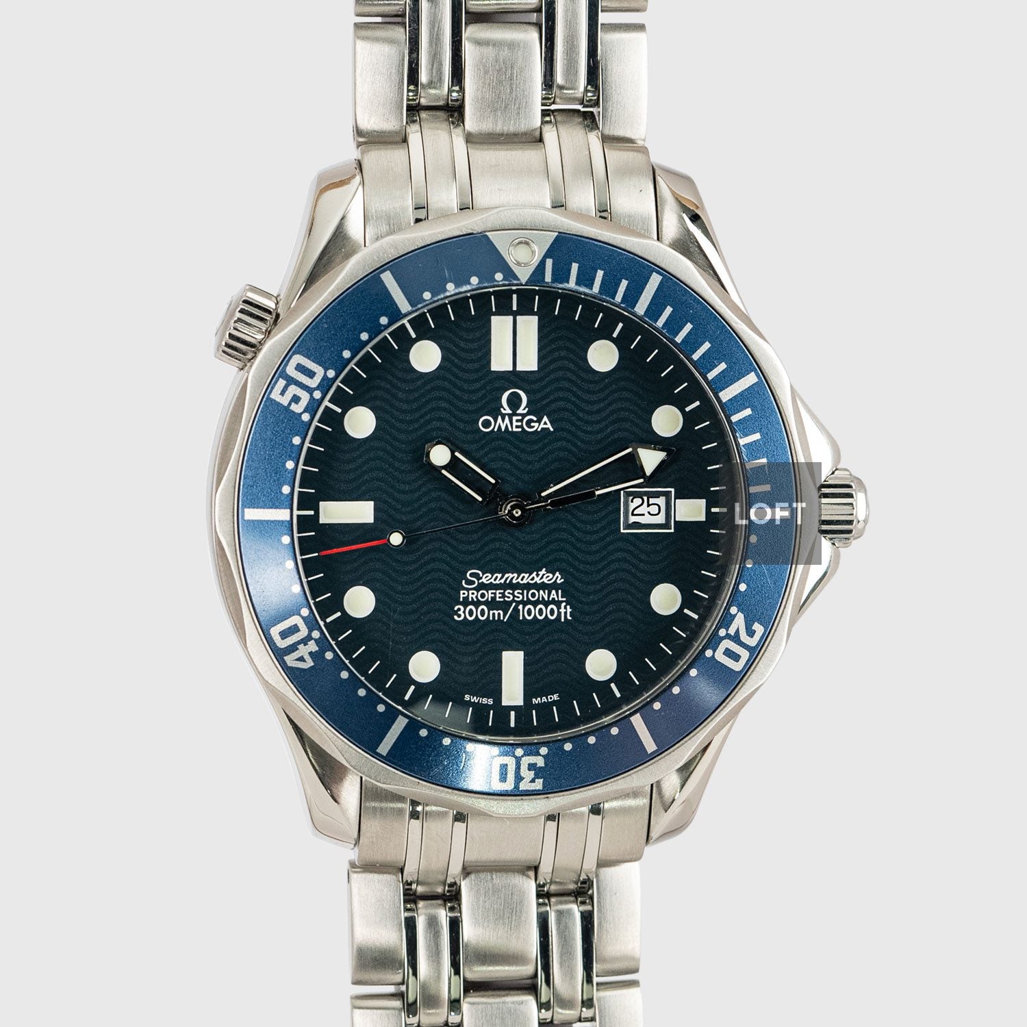 Omega Seamaster Diver 300M Quartz Blue Dial 41 mm