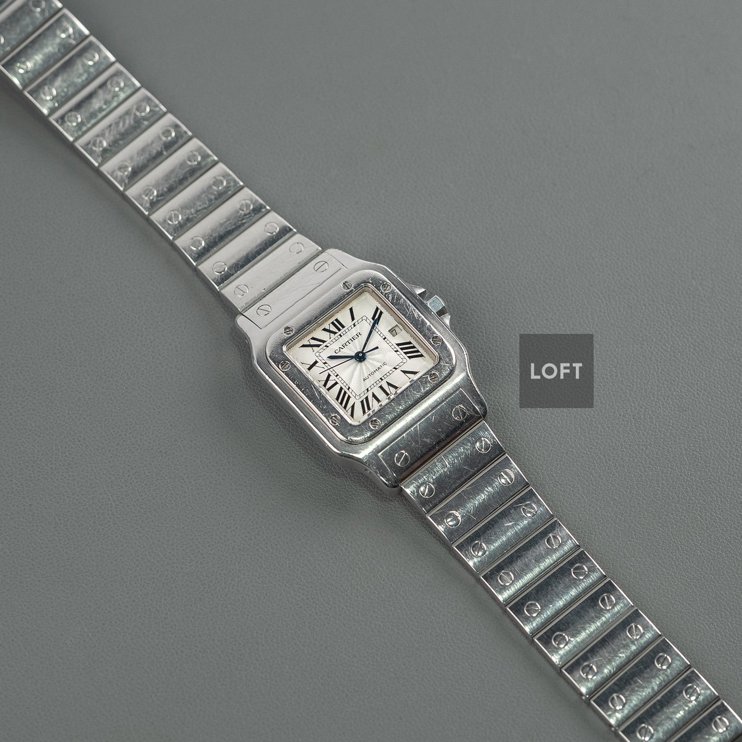 Cartier Santos Galbée Automatic Silver Dial 29 mm