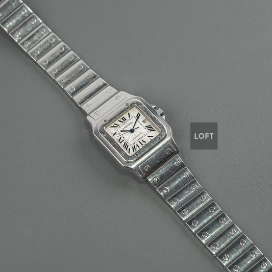 Cartier Santos Galbée Automatic Silver Dial 29 mm