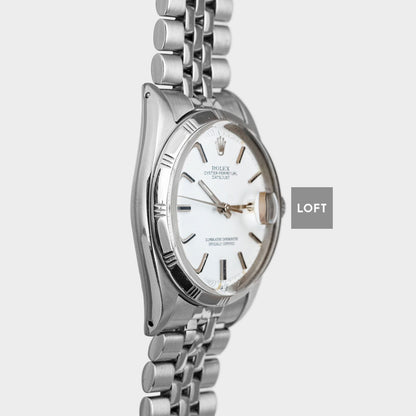 Rolex Datejust 1603 White Dial Bamboo Bezel 36 mm