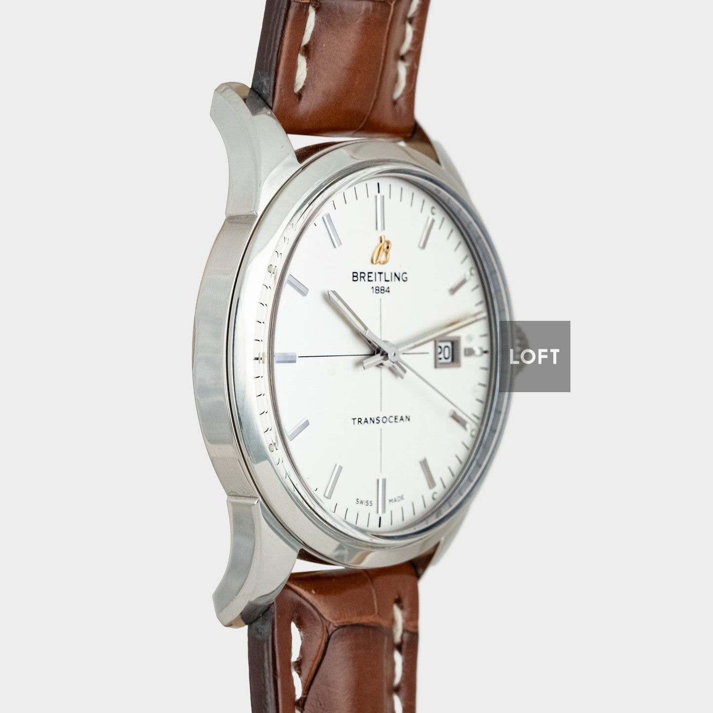 Breitling Transocean A10360 Date Stainless Steel 43 mm