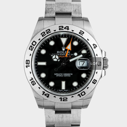 Rolex Explorer II 216570 GMT Black Dial 42 mm