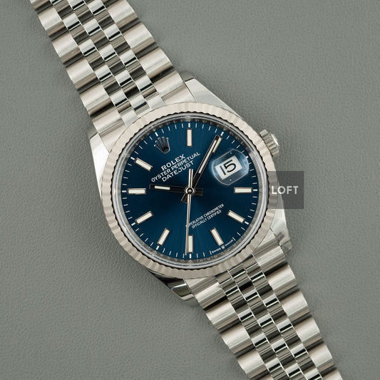 Rolex Datejust 126234 Blue Dial Jubilee 36 mm