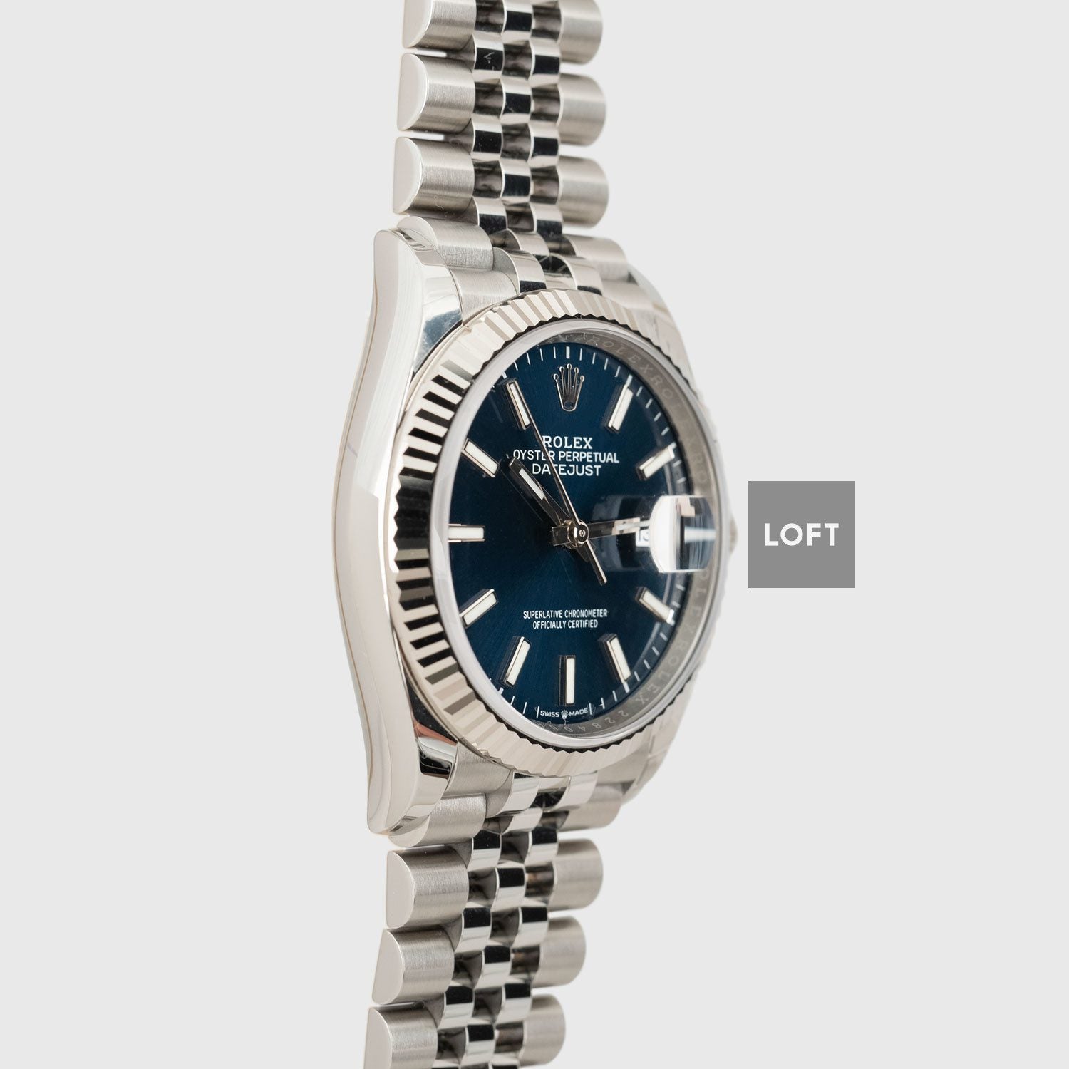 Rolex Datejust 126234 Blue Dial Jubilee 36 mm