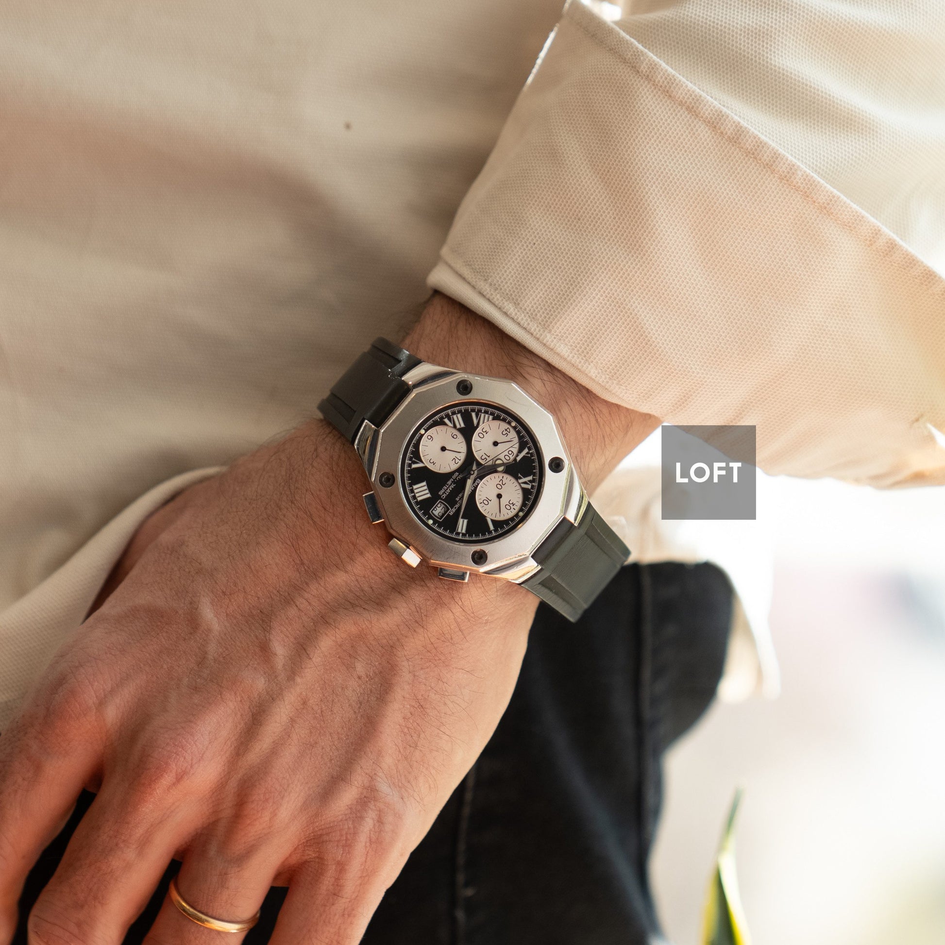 Baume & Mercier Riviera Chronograph Black Rubber 43 mm