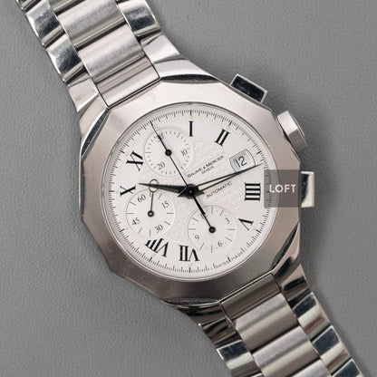 Baume & Mercier Riviera Chronograph White Dial Bracelet 43 mm