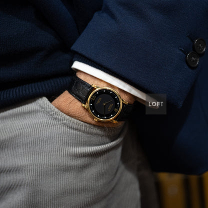 Rolex Cellini 5116 Yellow Gold Black Dial 32 mm