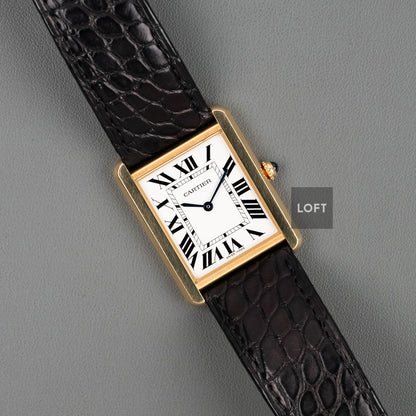 Cartier Tank Solo 3167 Quartz Yellow Gold 28 mm