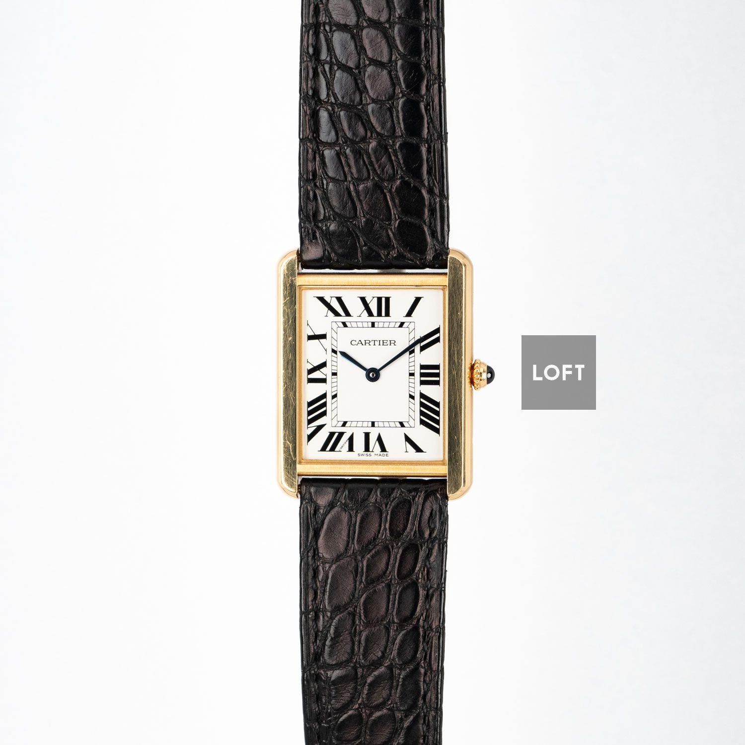 Cartier Tank Solo 3167 Quartz Yellow Gold 28 mm